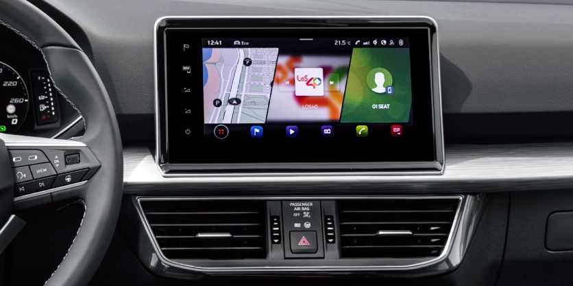 Pantalla de infoentretenimiento del SEAT Tarraco