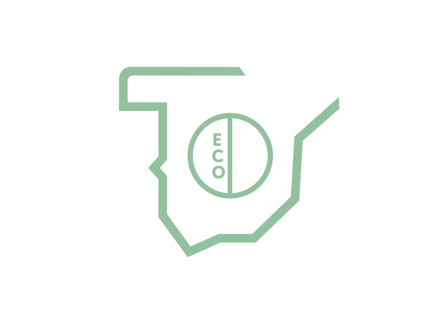 Icono etiqueta eco