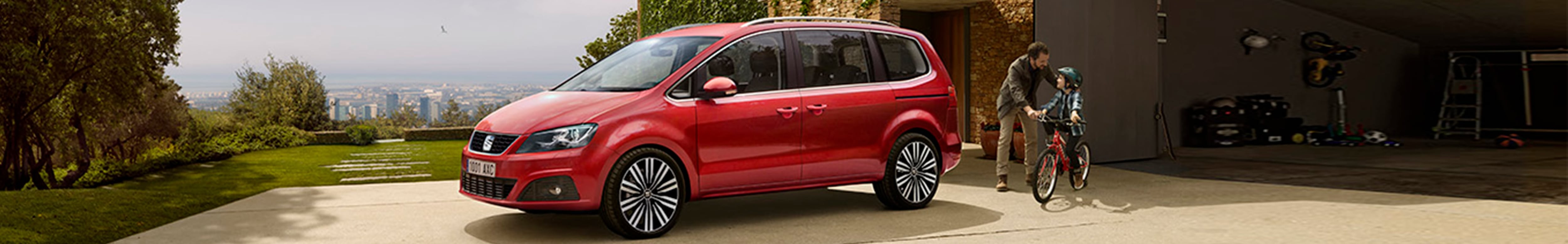 Vista lateral del SEAT Alhambra