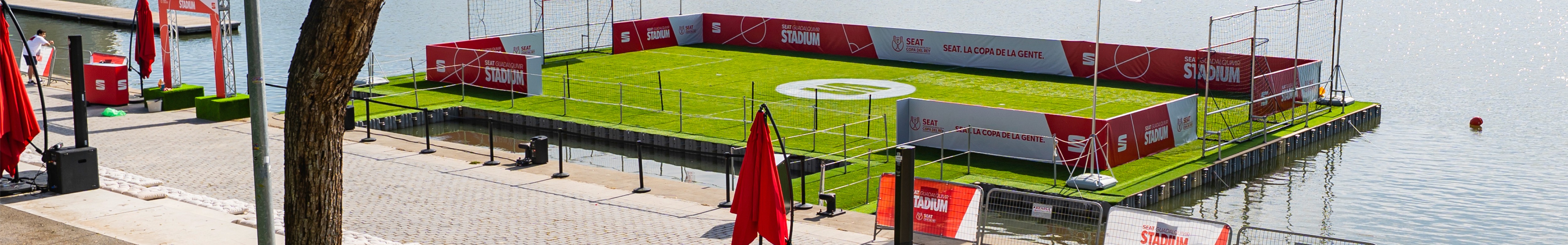 Copa del Rey en el SEAT Guadalquivir Stadium flotante