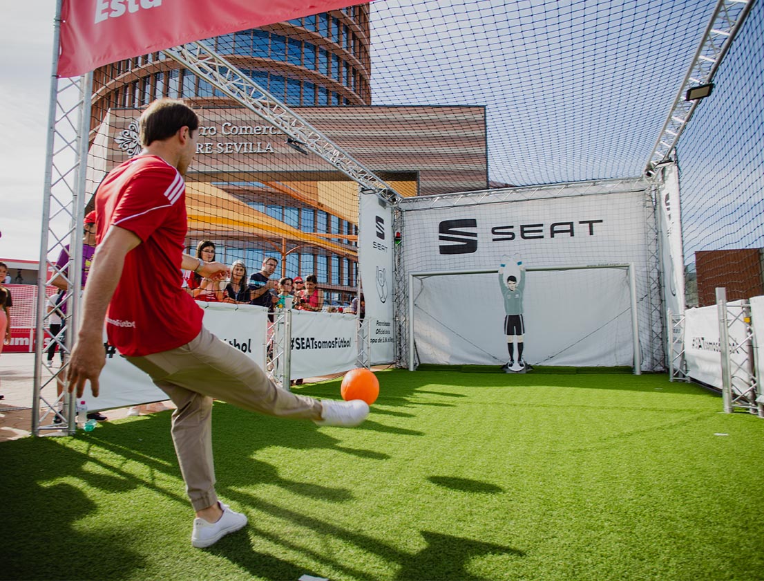 SEAT Fun Zone evento copa del rey robokeeper