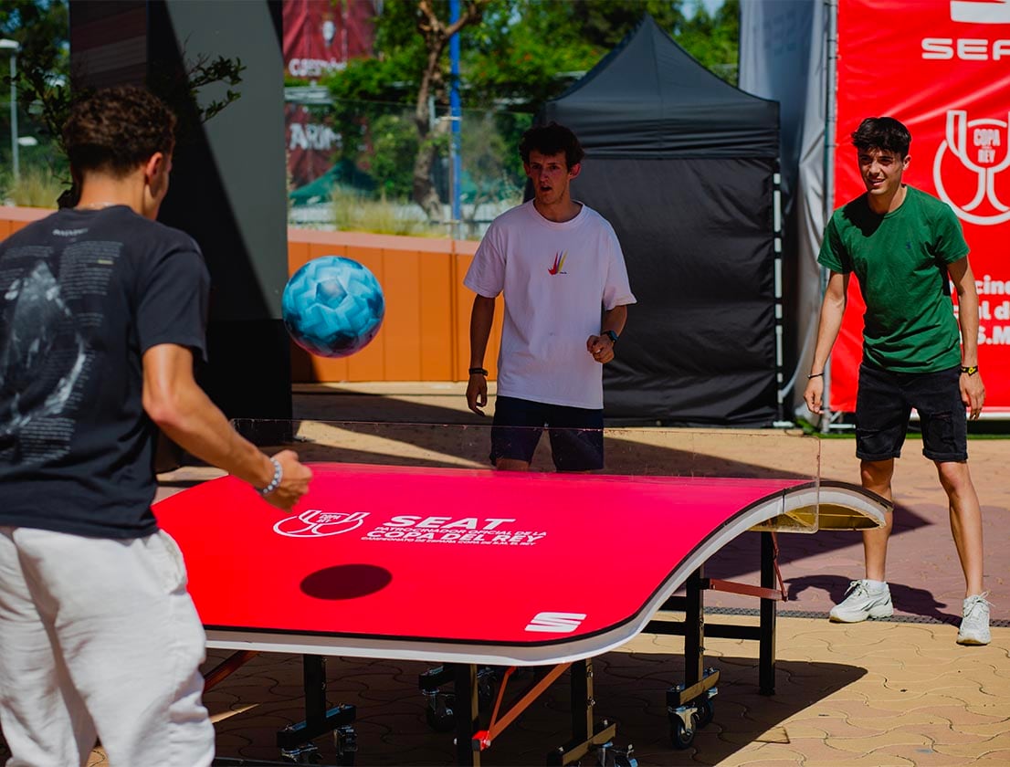 SEAT Fun Zone evento copa del rey teqball