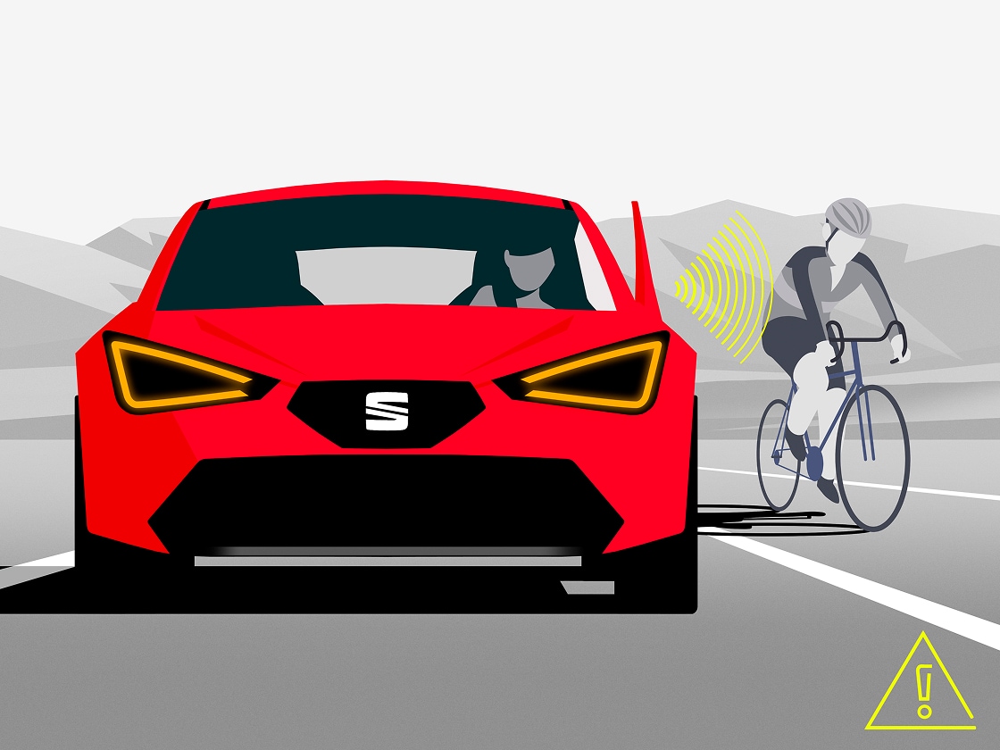 Asistente de cambio de carril del sistema de seguridad del SEAT Arona 2025 Asistente de cambio de carril del sistema de seguridad del SEAT Arona 2025