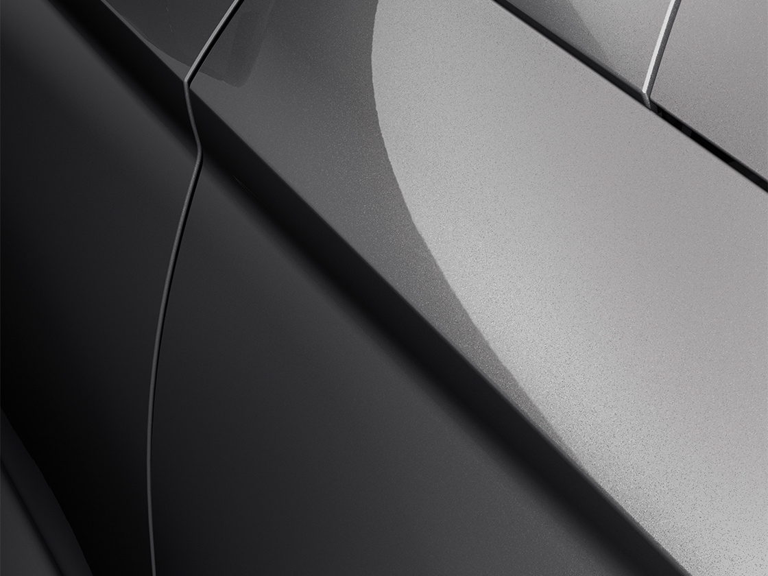 SEAT Ateca, tono gris Graphite con acabado metalizado, primer plano