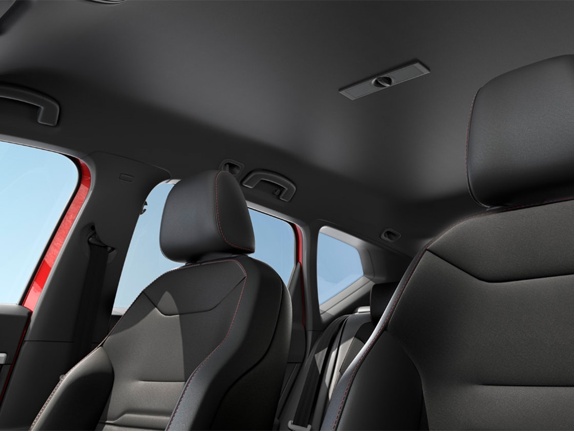 Interior del SEAT Ateca con asientos calefactables, detalle del Winter Pack.
