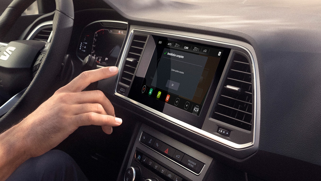 SEAT Ateca Media System de 21 cm (8,25”) con SEAT CONNECT