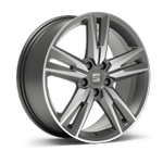 Llantas de aleación mecanizadas Performance de 46 cm (18'') en gris Cosmo