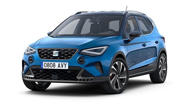 seat arona fr sapphire blue colour