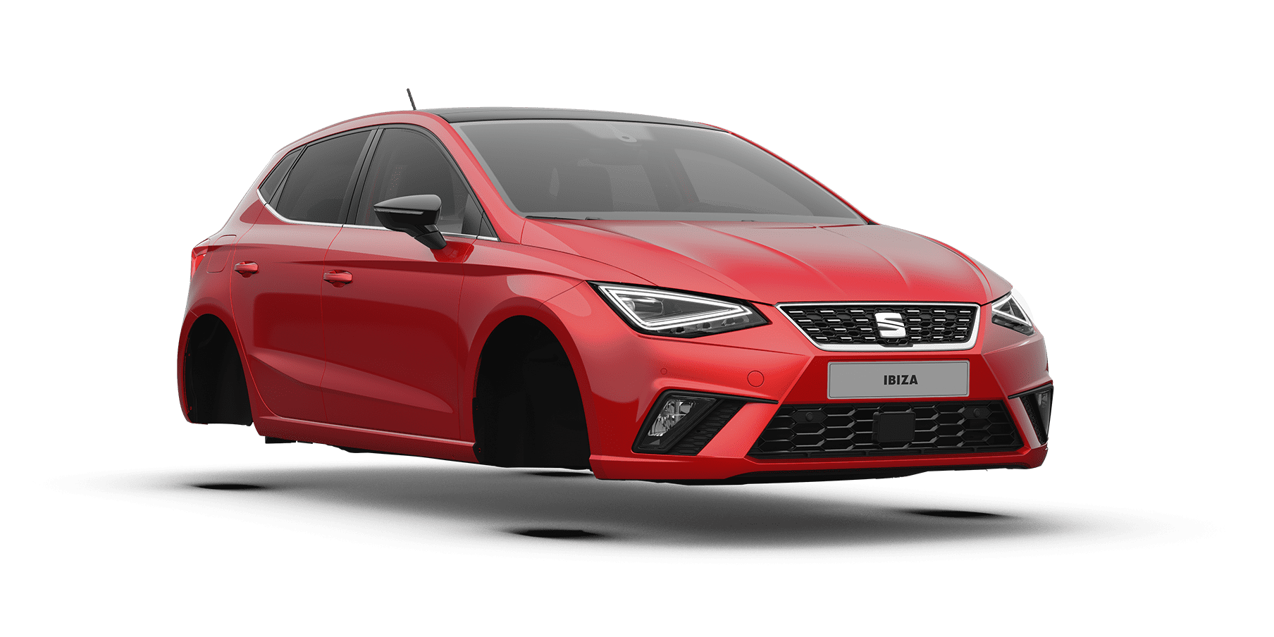 seat ibiza fr color rojo desire