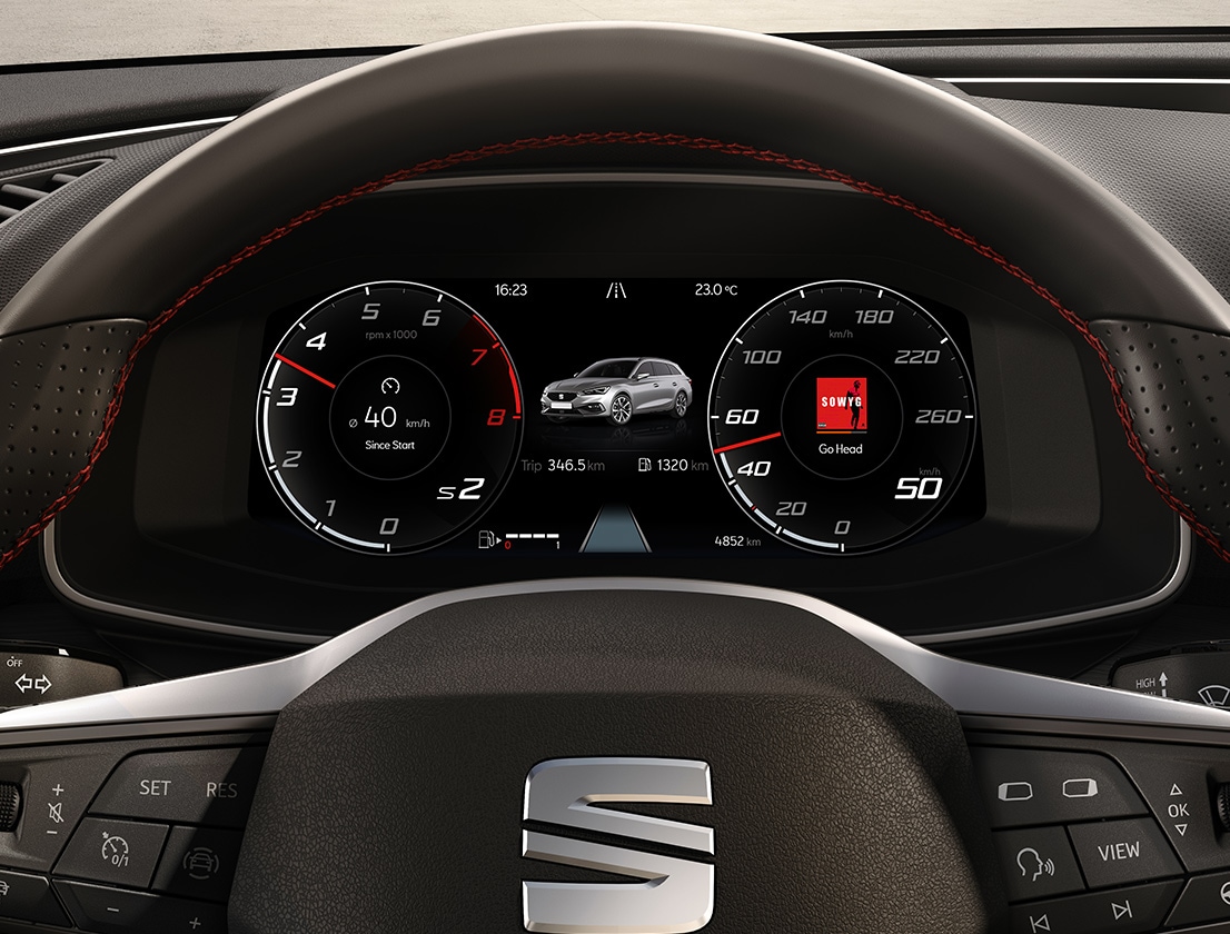 Digital Cockpit del SEAT León 