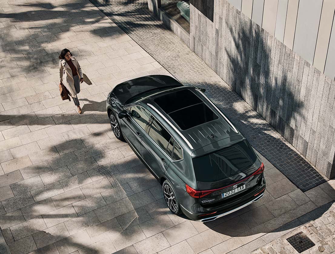 El nuevo SEAT Tarraco XPERIENCE en color Dark Camouflage