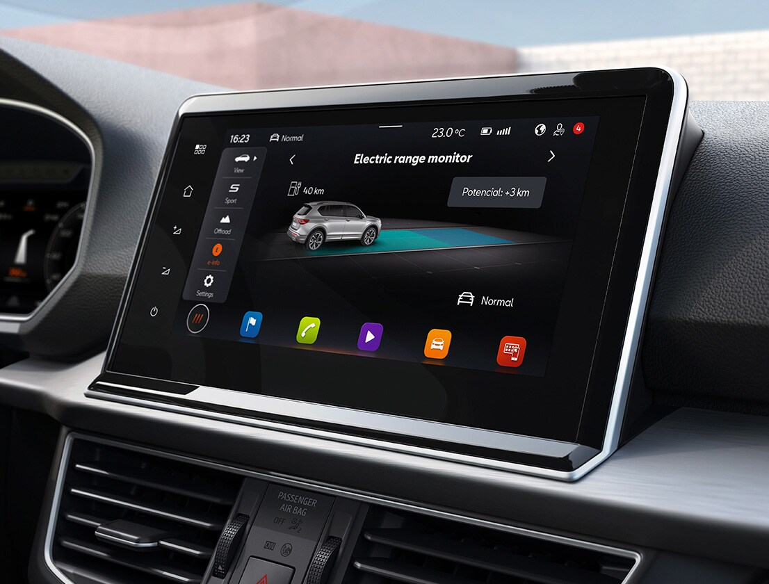 Pantalla del Navi System del SEAT Tarraco