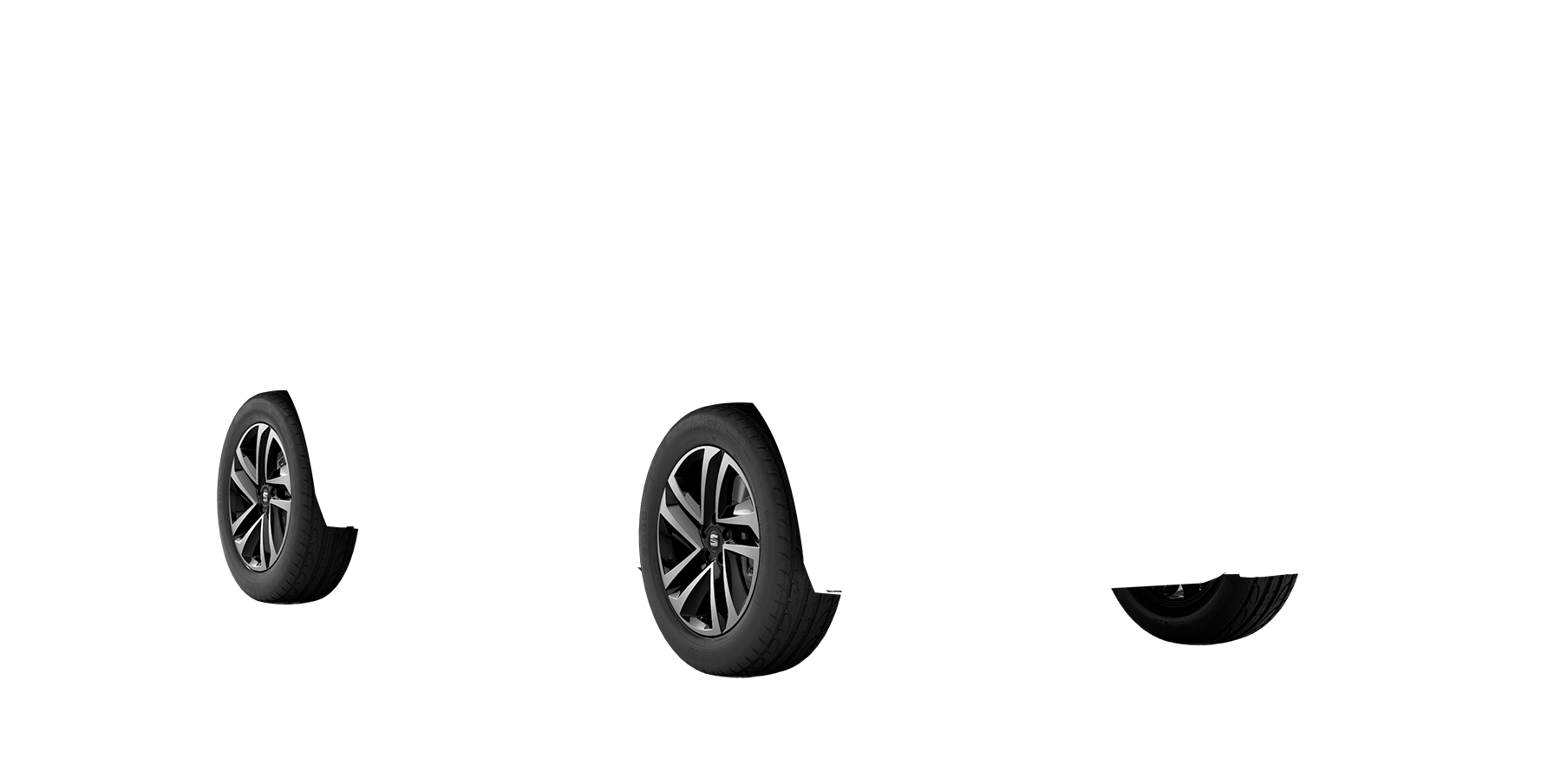 El SEAT Tarraco Style con llantas de aleación de 18'' negras 