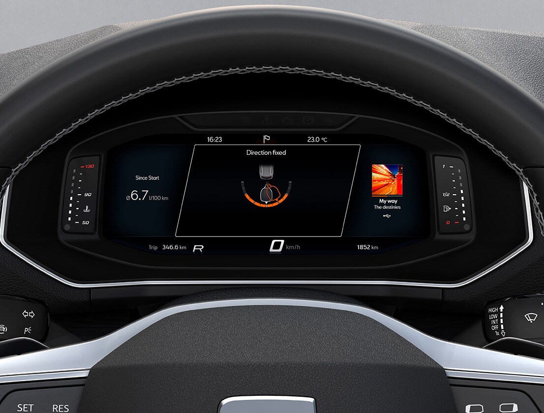 Pantalla digital y volante del nuevo SEAT Tarraco XPERIENCE