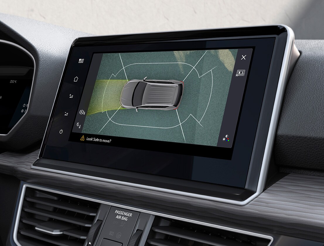 Cámara de visión superior del nuevo SEAT Tarraco XPERIENCE