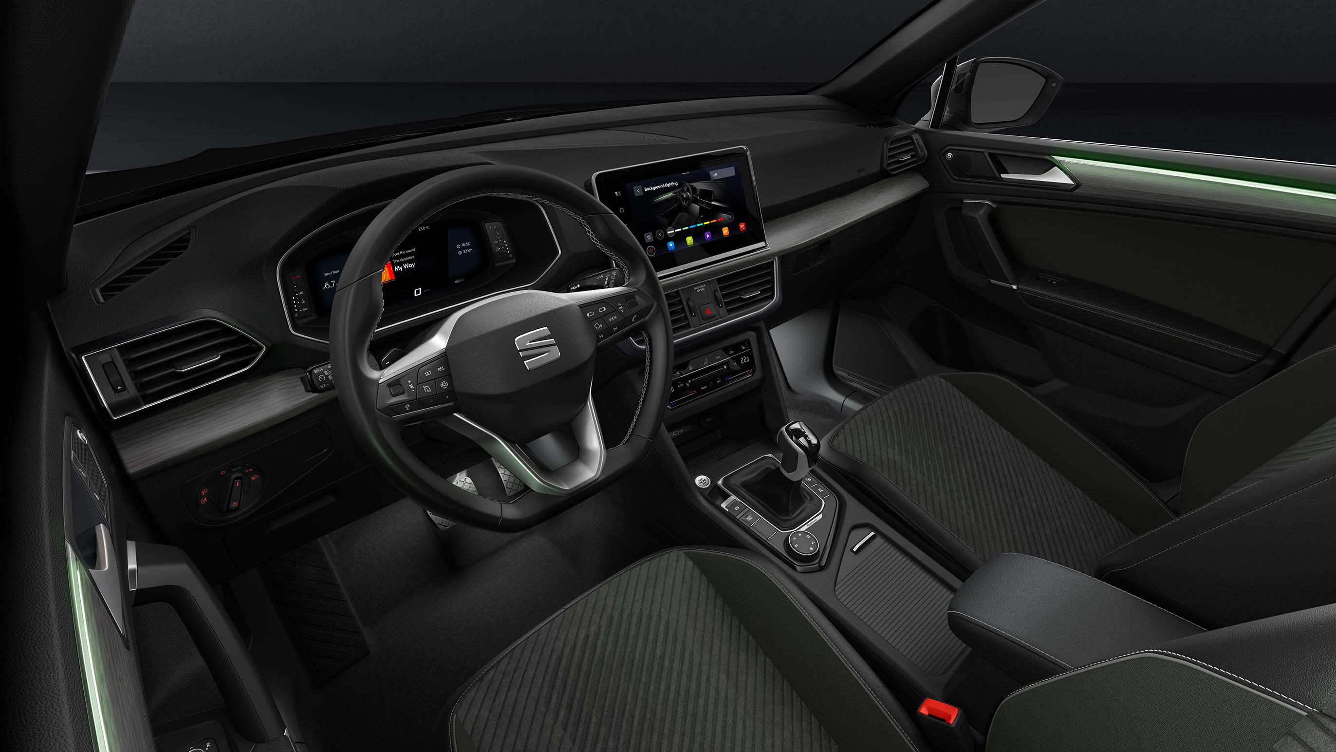 Luz ambiental interior del nuevo SEAT Tarraco XPERIENCE 