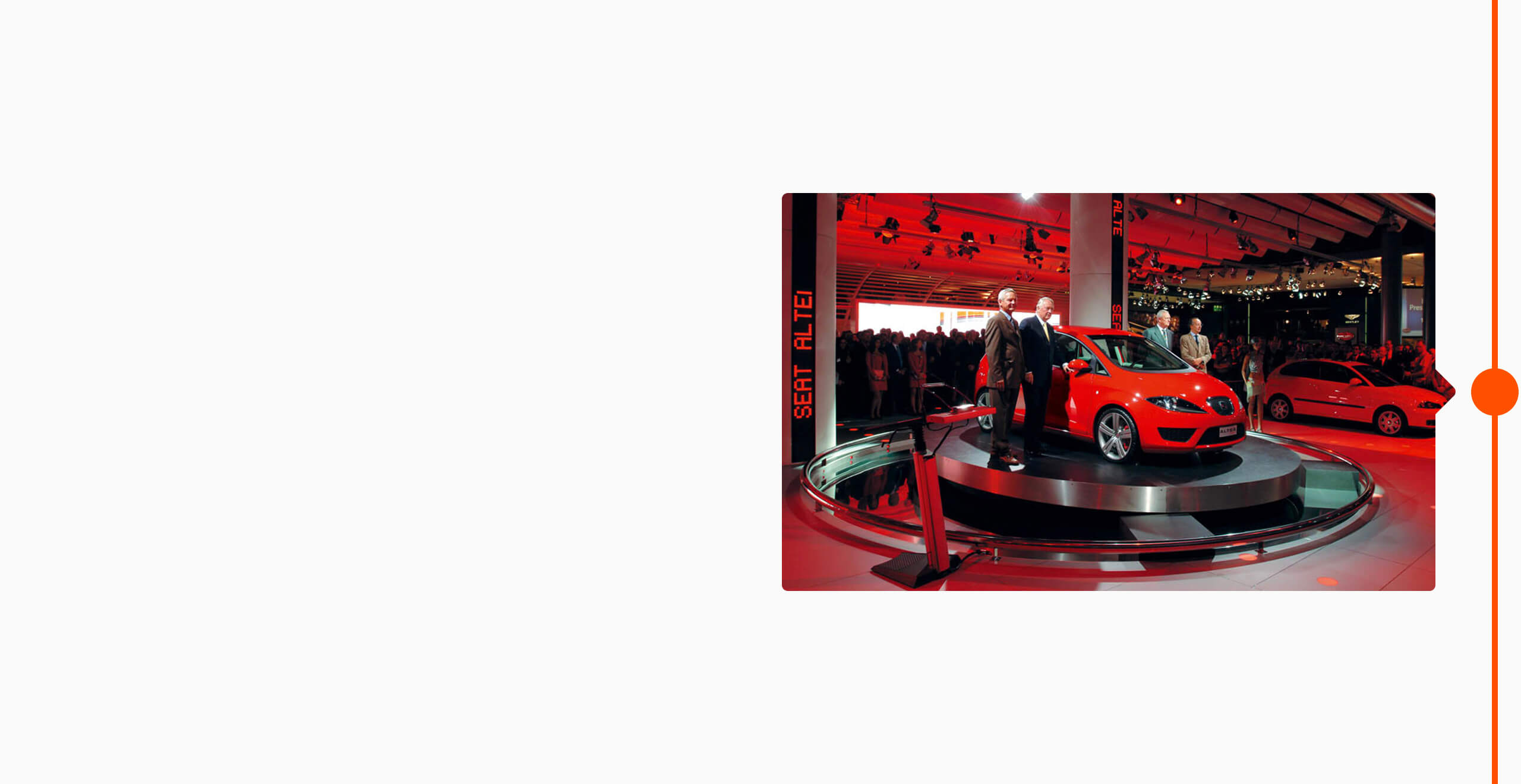 Presentación del SEAT Altea en el Salón del Automóvil de Ginebra