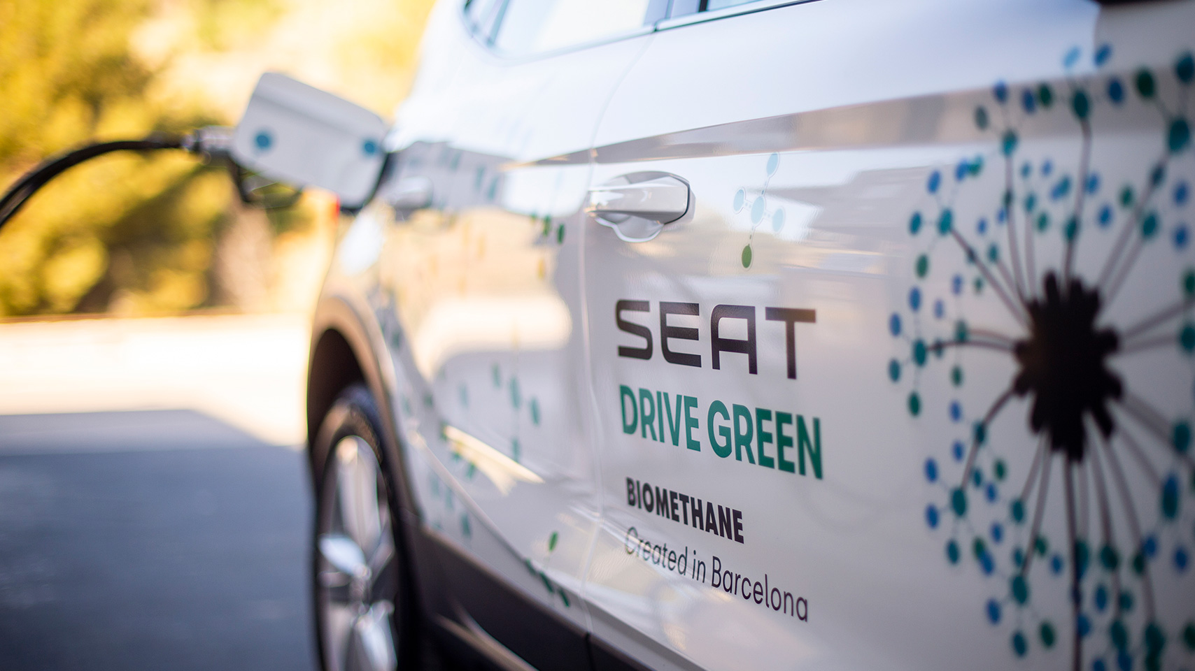 SEAT Arona powered by biomethane at Ecoparc 2