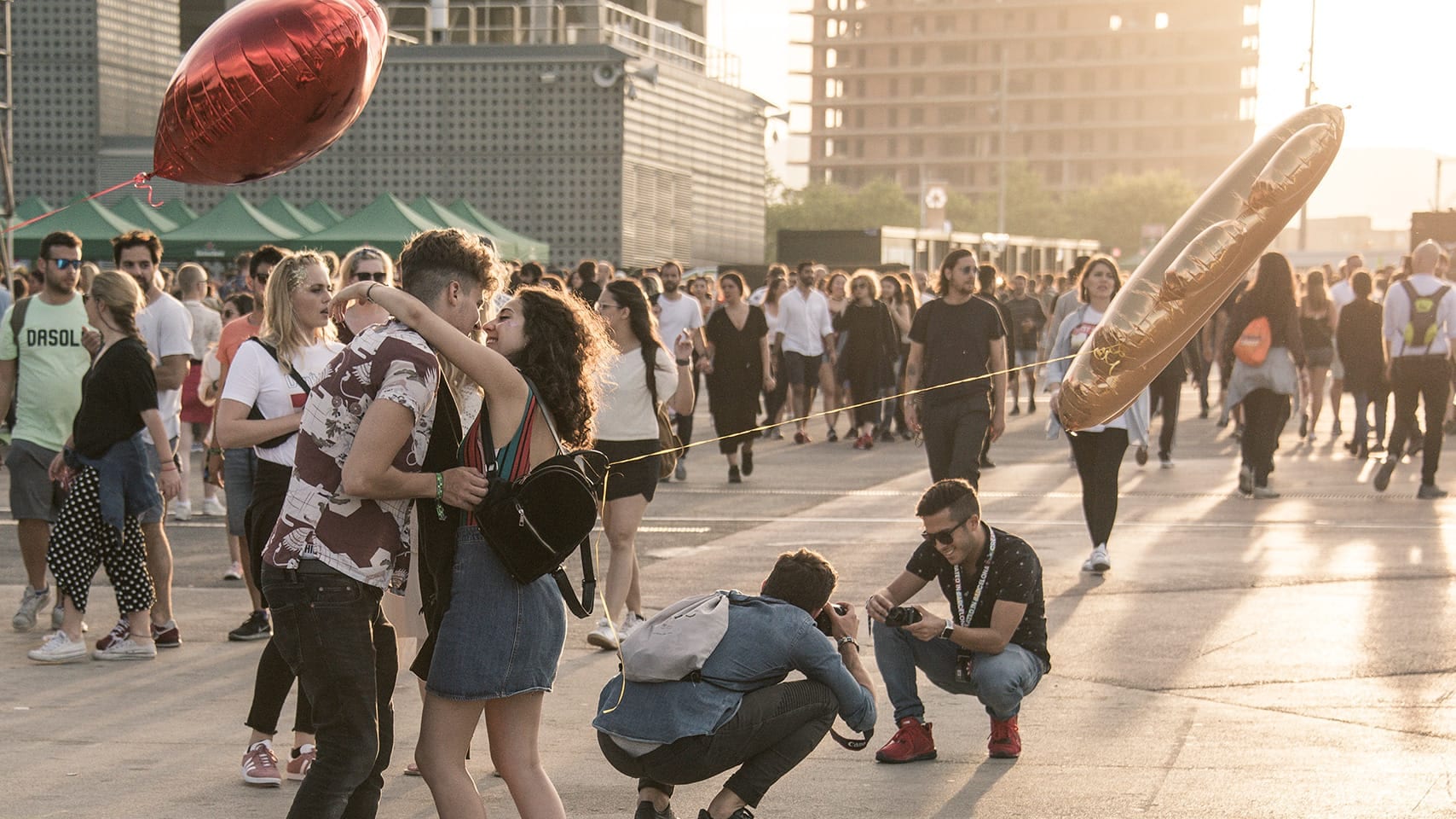 Stage Primavera Sound with a lot of people