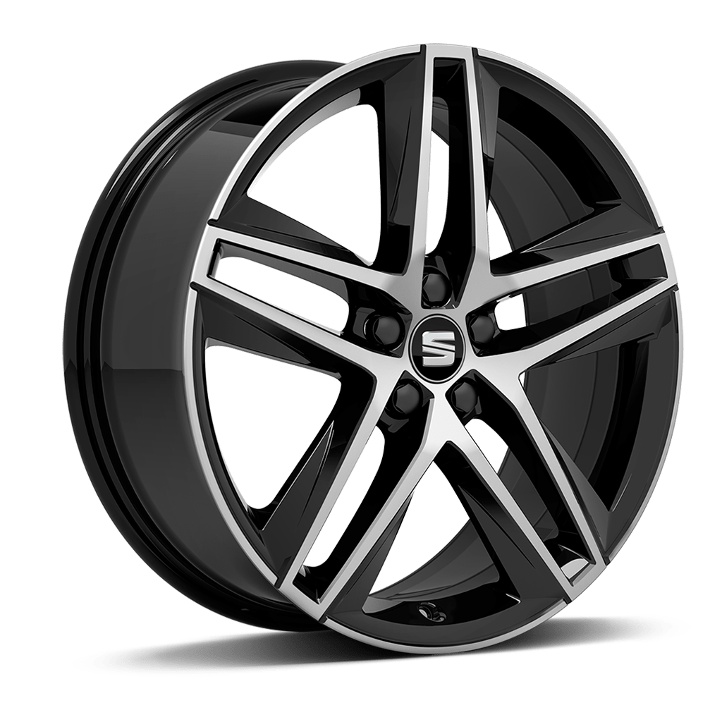 New SEAT Ibiza Performance alloy wheel 18 inch Glossy Black