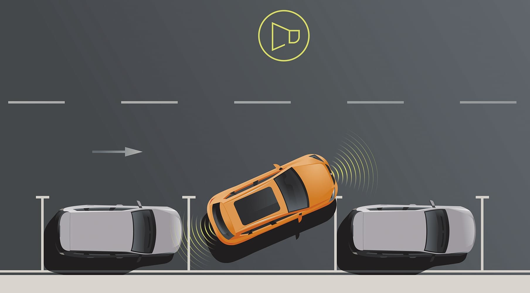 Sensor de aparcamiento delantero y trasero de SEAT